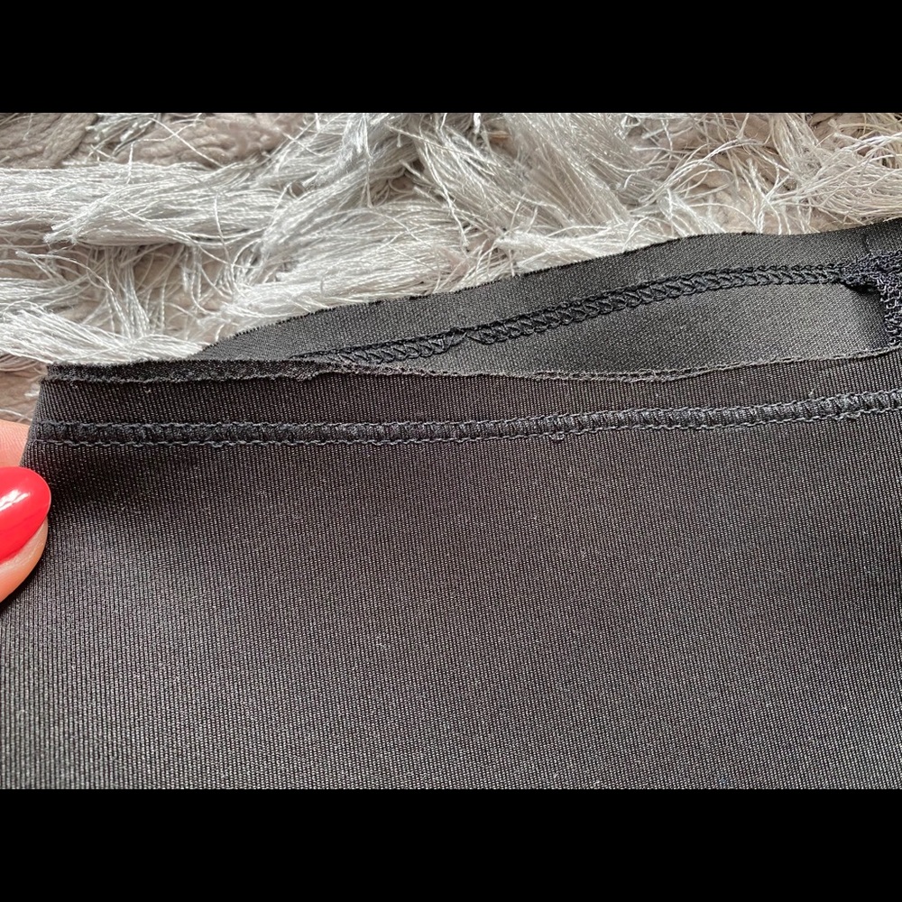 Black Skater Skirt Lace Trim. MADE IN ITALY🇮🇹 - Picture 3 of 4